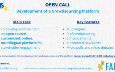 Open Call for development of crowdsourcing platform